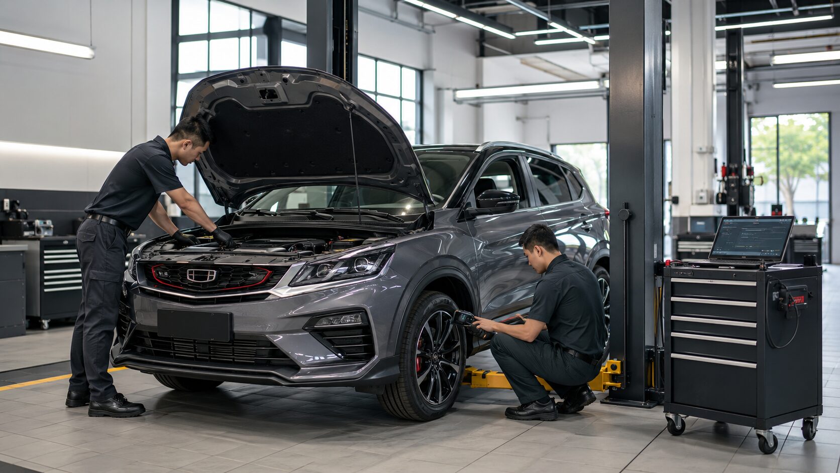 Техобслуживание Geely Coolray